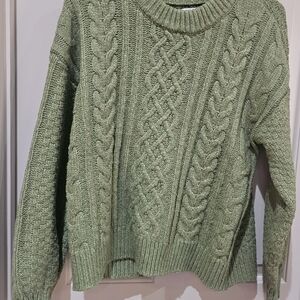 LC Lauren Conrad Sage Cable Knit Sweater